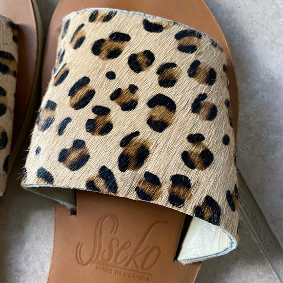 Sseko Custom Leopard Slides - Picture 3 of 3